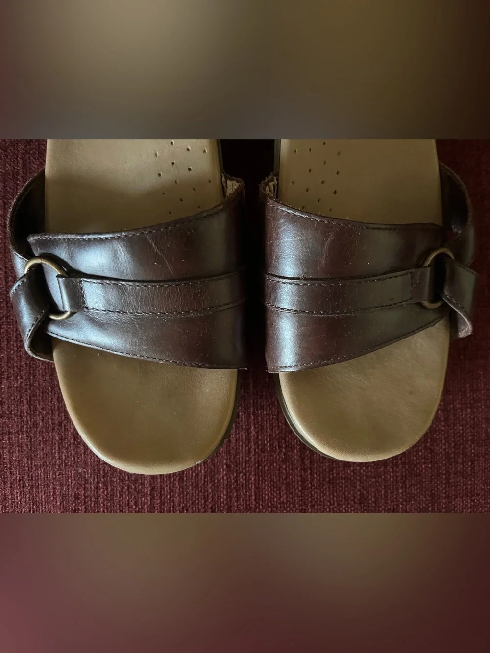 Dansko Ankle Strap and Ring Banded Sandals, Euro size 40